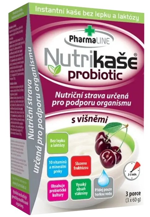 Mogador Nutrikaše probiotic s višněmi 180g (3x60g)